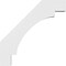 Ekena Millwork 3 1/2-in. W x 36-in. D x 36-in. H Merced Architectural Grade PVC Knee Brace BRCP035X36X36MRC - alternate 3